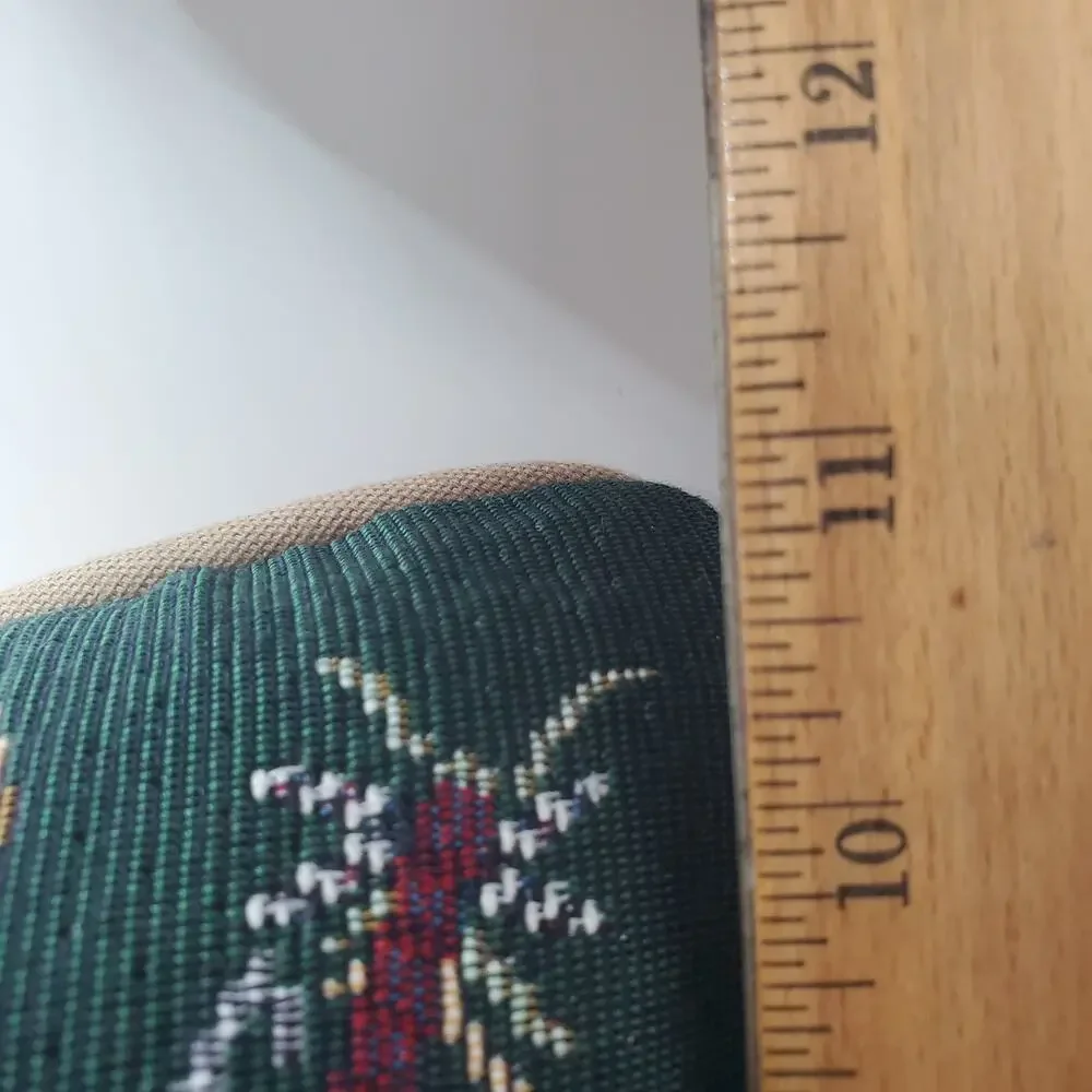 New Riverdale Fishing Tapestry Pillow Green Beige 11x15 Inches Made In USA